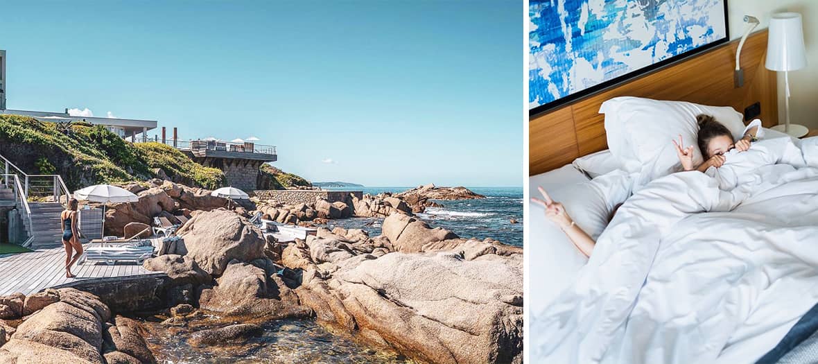 The Sofitel Golfe d'Ajaccio Thalassa sea & spa with its seawater pool, its private beach and the treatments offered by the Thalassa Sea & Spa Institute.